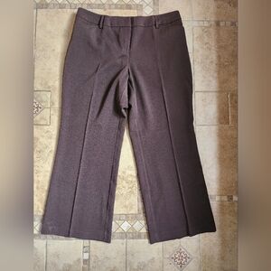 Lane Bryant Chocolate Wide Leg Pants
